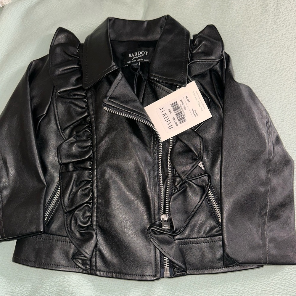 New leather jacket Bardot 12/18m